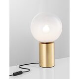 Nova Luce Bijela/u zlatnoj boji staklena stolna lampa (visina 35,5 cm) Vita – | shoptok.hr