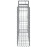  Lučne gabionske košare 9 kom 200x50x120/140cm pocinčano željezo | shoptok.hr