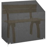  Navlaka za vrtnu klupu s 8 ušica 130 x 70 x 70/88 cm polietilen | shoptok.hr