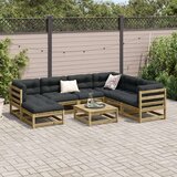  8-dijelni set vrtnih sofa od impregnirane borovine | shoptok.hr