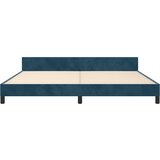  Okvir za krevet bez madraca tamnoplavi 200x200 cm baršunasti | shoptok.hr