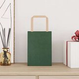  Papirnate vrećice 50 kom s ručkama zelene 15x8x21 cm | shoptok.hr