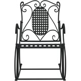  Klupa za ljuljanje 84 cm crna čelična | Eponuda.com