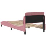  Okvir za krevet s uzglavljem Dover 90x190 cm baršunasti | shoptok.hr