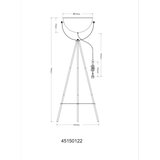 Globo 45150122 - Podna lampa TIMO 1xE27/40W/230V | Eponuda.com