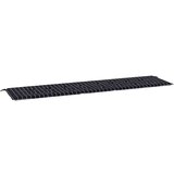  Jastuk za vrtnu klupu crni karirani 200 x 50 x 3 cm od tkanine | shoptok.hr
