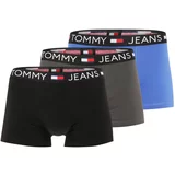 Tommy Jeans Bokserice kraljevsko plava / grafit siva / crna / bijela