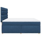  Krevet s oprugama i madracem plavi 180x200 cm od tkanine | shoptok.hr