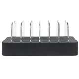 Charging Station, 6x USB-A Ports, Outputs: 6x 2.4A, Smart IC, LED Indicator Lights, Black, Three Year Warranty, Box