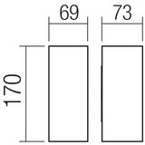  Redo 90637 - LED spoljašnje svetlo SONNY 2xLED/5W/230V 2200/4000K IP54 smeđa | Eponuda.com