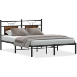  Posteljni okvir brez vzmetnice hrast 137x190 cm inženirski les, (21829105) | Shoptok.si