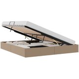  Otomanski krevet s pohranom Kapućino 180 x 200 cm Lažna koža | shoptok.hr