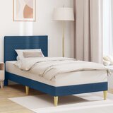  Krevetna konstrukcija s uzglavljem Plava 80 x 200 cm Tkanina | shoptok.hr