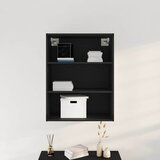  Viseci zidni kabinet Zidne Crni hrast 69,5 x 32,5 x 90 cm | shoptok.hr