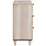 vidaXL Noćni ormarić s ladicama Bež 50 x 33 x 60 cm masivno drvo manga | shoptok.hr