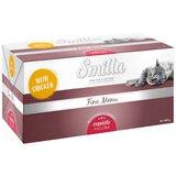 Smilla Fine Menu s neodoljivom jezgrom 8 x 100 g - Piletina, govedina, mrkva Cijene