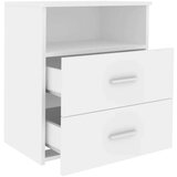 vidaXL Nočna omarica 2 kosa bela 50x32x60 cm | Shoptok.si
