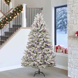  Umjetno božićno drvce 240 cm 300 LED lampica Topla bijela | shoptok.hr