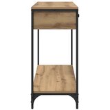  Konzolna stolica s ladicama Umjetnički hrast 100 x 34 5 x 75 cm | shoptok.hr