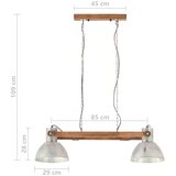  Industrijska viseća svjetiljka 25 W srebrna 109 cm E27 | shoptok.hr