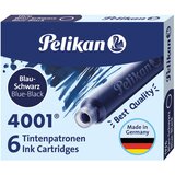  Tinta za nalivno pero patrone pk6 4001 pelikan 301184 modra/črna Cene
