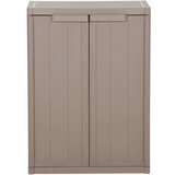vidaXL Vrtni ormarić za pohranu smeđi 65 x 45 x 88 cm PP ratan | shoptok.hr