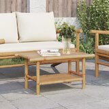 vidaXL Klubska mizica 70x40x35 cm bambus Cene