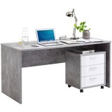 MID.YOU pisalna miza leseni material siva | Shoptok.si