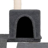  Penjalica za mačke sa stupovima za grebanje tamnosiva 82 cm | shoptok.hr