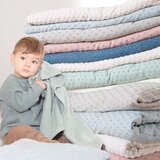 Roba Bež deka za bebe od mješavine pamuka 80x80 cm Frosty Almond – | shoptok.hr