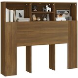  Uzglavlje s ormarićem boja smeđeg hrasta 120x19x103,5 cm | shoptok.hr