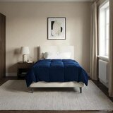 Puni Polna celoletna prevleka Temno modra 155 x 200 cm Mikrovlakna, (5000284300) | Shoptok.si