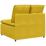  Modularna sofa s jastucima žuta 100 cm | Eponuda.com