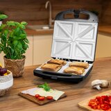 Teesa 1500W toaster opekač za 4 sendviče s keramičnimi vložki TSA3229B | Shoptok.si