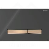 Geberit Sigma50 Square tipka za dvokoličinsku tehniku ispiranja crna/roze zlato 115.670.DW.2 | ePonuda.com