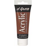  Akrilna boja el greco 75 ml burnt umber Cene