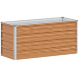  Povišena vrtna gredica Svijetlosmeđa 100 x 40 x 45 cm | shoptok.hr