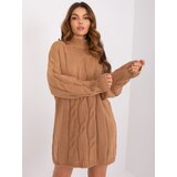 RUE PARIS Dress-LC-SK-1561.72P-camel | Shoptok.si
