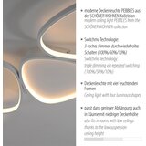 SCHÖNER WOHNEN 14039-16 - LED prigušiva plafonska svetiljka PEBBLES LED/35,5W/230V bela | Eponuda.com