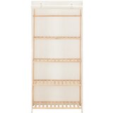 Furnova Garderobna omara iz blaga 79x40x170 cm bela, (21930075) | Shoptok.si