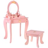  Lesena toaletna mizica roza | Shoptok.si