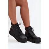 VINCEZA Leather Insulated Women's Boots on Platform | Shoptok.si