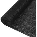 vidaXL Zaščitna mreža črna 1,5x25 m HDPE 195 g/m² | Shoptok.si
