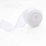INF 10 Rolls Fishtail Sheer Ribbon Set - For Decoration & Crafts White, (5000158264) Cene
