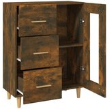  Komoda boja dimljenog hrasta 69,5x34x90 cm konstruirano drvo | Eponuda.com