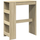 Barski stol s stalcima boja hrasta 90x40x103,5 cm drveni | shoptok.hr