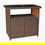 Garden Pleasure Vrtna miza iz ratana 90x50 cm Padua - | Shoptok.si