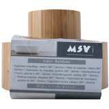 Msv Kupaonski organizator od bambusa za kozmetiku/okretni u prirodnoj boji Isalys – | shoptok.hr