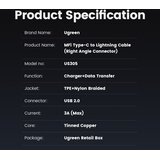 Ugreen Apple MFI Elbow USB Type C - Lightning kabel 3 A 150 cm | shoptok.hr