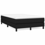vidaXL Box spring postelja z vzmetnico črna 120x190 cm blago Cene